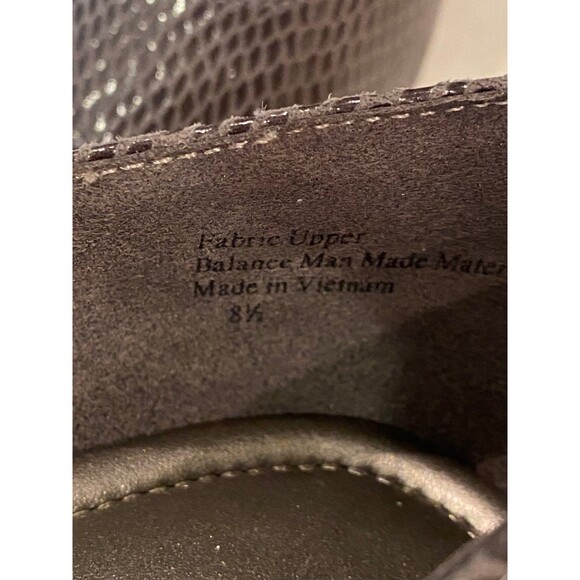 Kelly & Katie Gray Peep Toe Pump High Heels Shoe animal reptile Print Size 8.5 - Picture 4 of 12